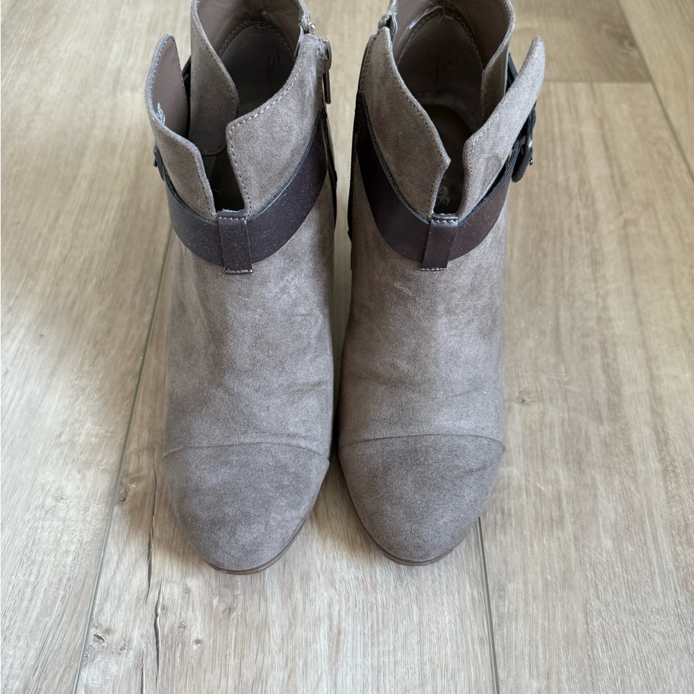 Carlos by Carlos Santana Taupe Ankle Booties